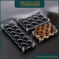 Crystal Shot Cup 30/60ML SHOOTER  SHOT GLASS Higher Shot Whisky Rum Tequila Gin Vodka AKA高楼大shot 子弹杯