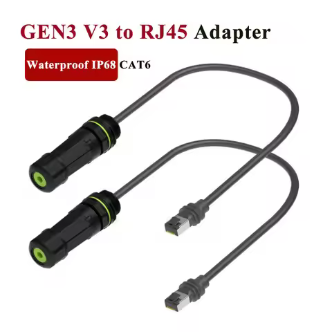 For Starlink Mini Gen3 to RJ45 Ethernet Connector Adpater IP68 Waterproof for SPX Extender GEN3 V3 C