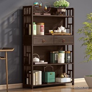 Small Small Tea Rack Cabinet Multi-Layer Display Cabinet Tea Set Rack Tea Bogu Rack Tea Room Living 