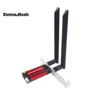 7265AC WiFi5 Card 1200M Dual Band 2.4G/5G BT4.2 PCI-E Wireless WIFI Adapter with 8DB Antenna for Win