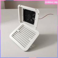 [ResinxaMY] RV Side Exhaust Fan Heat Dissipation RV Side Vent Fan Wht 5v Low Noise Usb