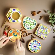 Diy Mosaic Coaster Saucer Crafts