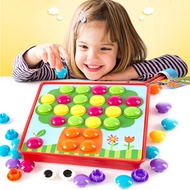 sale Children Mosaic Mushroom Nail Kit Buttons Puzzles Do Not Put the Product into Your Mouth. Toys