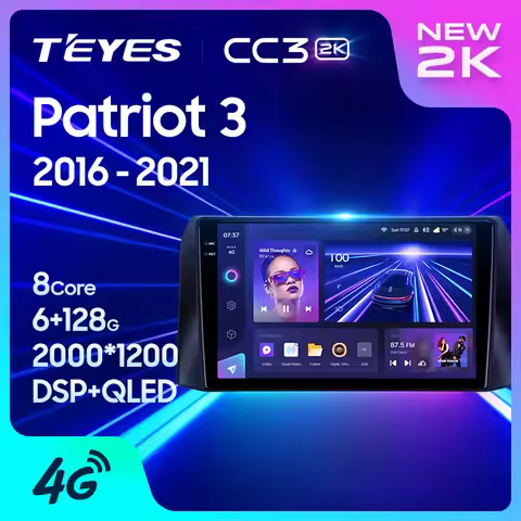 TEYES CC3 2K For UAZ Patriot 3 2016 - 2021 Car Radio Multimedia Player Navigation stereo GPS Android
