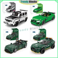 Speed Champions Car Toy Building Blocks Racing 499P,GTR,GT4,GR010,Hybrid AMG,G500 Toy Gifts For Kids