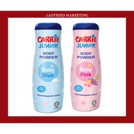 Carrie Junior Baby Powder Blue 100g / Bedak Bayi Carrie Junior