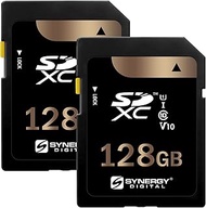 Synergy Digital 128GB Secure Digital SDXC UHS-I Memory Cards, Compatible with Panasonic HC-X2000 UHD