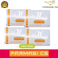 JF Sulfur 10% Skin Solutions Oily and Acne Face & Body Care Soap 100g x 4 Bars EXP:07/2029