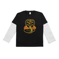 Double Layer Cobra Kai Logo Cobra Kai Tee Karate Kid Unofficial merchandise TV Series Premium T-Shir