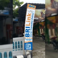 SPANDUK KAIN UMBUL UMBUL AGEN BANK BRI LINK BCA BNI 46 MANDIRI
