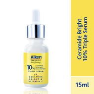 AIKEN Ceramide Bright 10% Vitamin C Niacinamide Triple Serum 15ml - Reduces Dark Spots in 3 Days