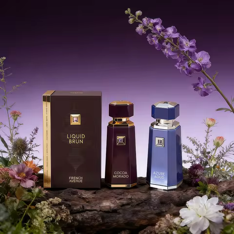 French Avenue Arab Perfume Collection: Liquid Brun, Cocoa, Morado & Azzure Aoud Long Lasting Woody S