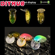 MEIHUAA Cicada Insect Hard Baits, Wide Tongue Plate Sinking Type Mini Sinking Minnow Lure, Mini Lure