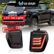 For 14-23 Toyota 4Runner 5th Gen (N280) Vland LED Tail Lights W/Start-Up Animation Rear Lamps Set