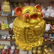 FUN SMILE PIGGY BANK SMALL SIZE (24 cm high, 22 cm long, 22 cm wide)