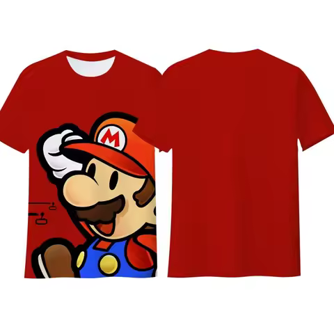 Bandai Mario Bros. Switch Super Mario Game Peripheral Quick Drying, Breathable, Comfortable Short Sl