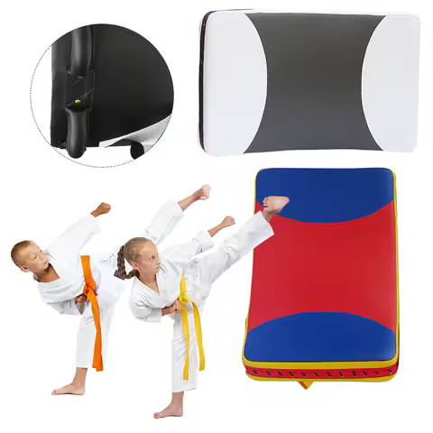 Taekwondo Boxing Target Arc-Shaped Taekwondo Foot Target PU Kick Punch Shield Pad for Taekwondo Boxi