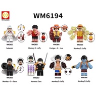Galaxy Toys Minifigure Action Figure Character One Piece WM6187 WM6188 WM6189 WM6192 WM6193 WM6194 W