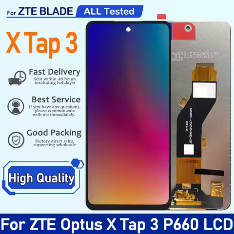 6.6 Inch IPS LCD for ZTE Optus X Tap 3 P660 Touch Screen LCD Display Combo Assembly Touch Panel Scre