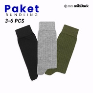 ANTROJACK - Bundling Socks Set Oldschool Crew Harajuku Basic Socks Men Crew Socks Men