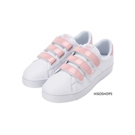 รองเท้าผ้าใบผู้หญิง นำเข้าจากเกาหลี! FILA รุ่น COURT DELUXE VC สีขาวชมพู ไซต์ 39 EUR แบรนด์แท้จาก Fi