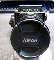 早期 收藏 Mamiya M645 中幅底片相機 ＋ NIKKOR 1：2.8  50mm 鏡頭 有整理過～功能正常