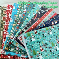 [5 Sheets Bundle] [WRP 11] Wrapping Paper | Gift Wrapper | Christmas Wrapping Paper |  X'mas Wrapping Paper  | Xmas Wrap