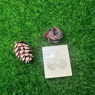 Mingxinlu [Product] Three Spiral Gold 4CM Shiny Surface Change Divine Symbol Growth Replica Energy L