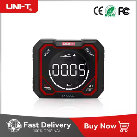UNI-T LM320D LM320E LM320F Magnetic Inclinometer Angle Finder Digital Level Protractor 4*90 Degree R