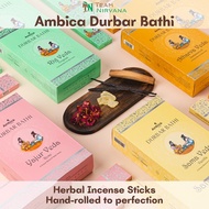 Ambica Durbar Bathi Herbal Incense Sticks / Agarbathi (Original, Sandalwood, Rose, Vanilla)