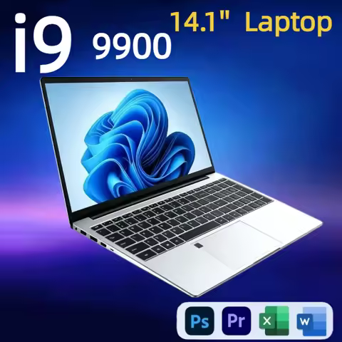New Laptop 2026 14.1 Inch Portable Notebook Intel Core i9 9900 16GB DDR4 Optional 1TB/2TB SSD Office