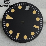 Fit for Seiko watch dial Super C3 Green Lume watch modification NH35A NH70 4R35 4R36 movement watch 