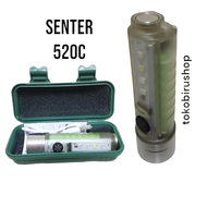Senter LED Camping Multifungsi 520C dengan Sinar UV dan Rechargeable Type C