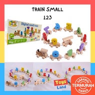 Wodden Train 123 Children's Train Toys Number Children's Train Toys Toddler Toys Wooden Toys Childre
