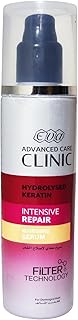 Eva Hair Clinic E-Keratin Serum Dual Action ( 3.38 oz / 100 ml ) It Targets Damaged And Stressed Hai