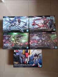 hg gundam rg 高達 飛昇自由 no.243 rising freedom 朽正義  immortal justice no.244 電光暴風 lightning buster no.25