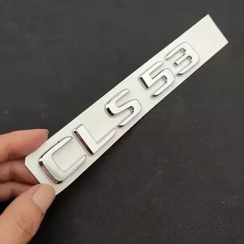 2026 Chrome Letters Car Rear Trunk Badge Sticker For Mercedes CLS 53 63 AMG W218 W219 CLS53 CLS63 Em