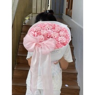 Bouquet of 50 Flowers with High Quality Silk Bow - Luxurious, Sophisticated, Meaningful Gift