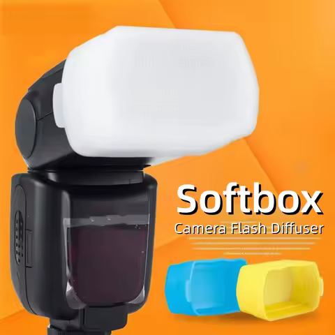 Camera Flash Diffuser Soft Light Cover for Yongnuo 560III 565E Canon 580EX II Godox V1 Lux Junior V8