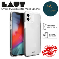 LAUT Crystal-X 9H Hybrid Glass Protection Case for iPhone 11 / 11Pro / 11 Pro Max