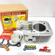 Complete piston block kit BRT Iron cast KLX150 63mm