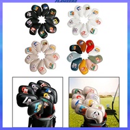 [Flameer2] 9 Piece Golf Iron Headgear Set Golf Club Headgear Equipment for Golfers