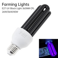 E27 UV Black Light 365NM CFL Farming Lights Fluorescent Detection Lamps UV Light, UV Black Light