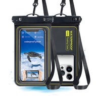 New Sponge Floating Mobile Phone Waterproof Bag Outdoor Drifting Travel IP68 Diving Mobile Phone Sto