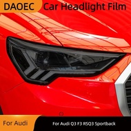 53m For Audi Q3 F3 RSQ3 Sportback Car Headlight Tint Smoke Black Protective Film Protection Ta yEZ