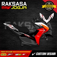 Yamaha Aerox new transparent striping sticker, minimalist racing vinyl ZK-8