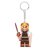 LEGO Keychain  Minifigure Rengoku Kyoujurou Demon Slayer