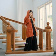 OUTER HIJAB MUSLIMAH TERBARU BY ALIETHA JAKET HODIE WANITA MODERN MASAKINI