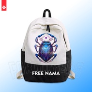 CHILDREN'S BACKPACK BAG BLUE BEETLE ICON CHILDREN'S SCHOOL BAG FREE NAME PRINTING