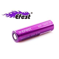 {MPower} Efest 18650 2600mAh ( 40A ) 3.7V Lithium Battery 鋰電池 充電池 - 原裝行貨